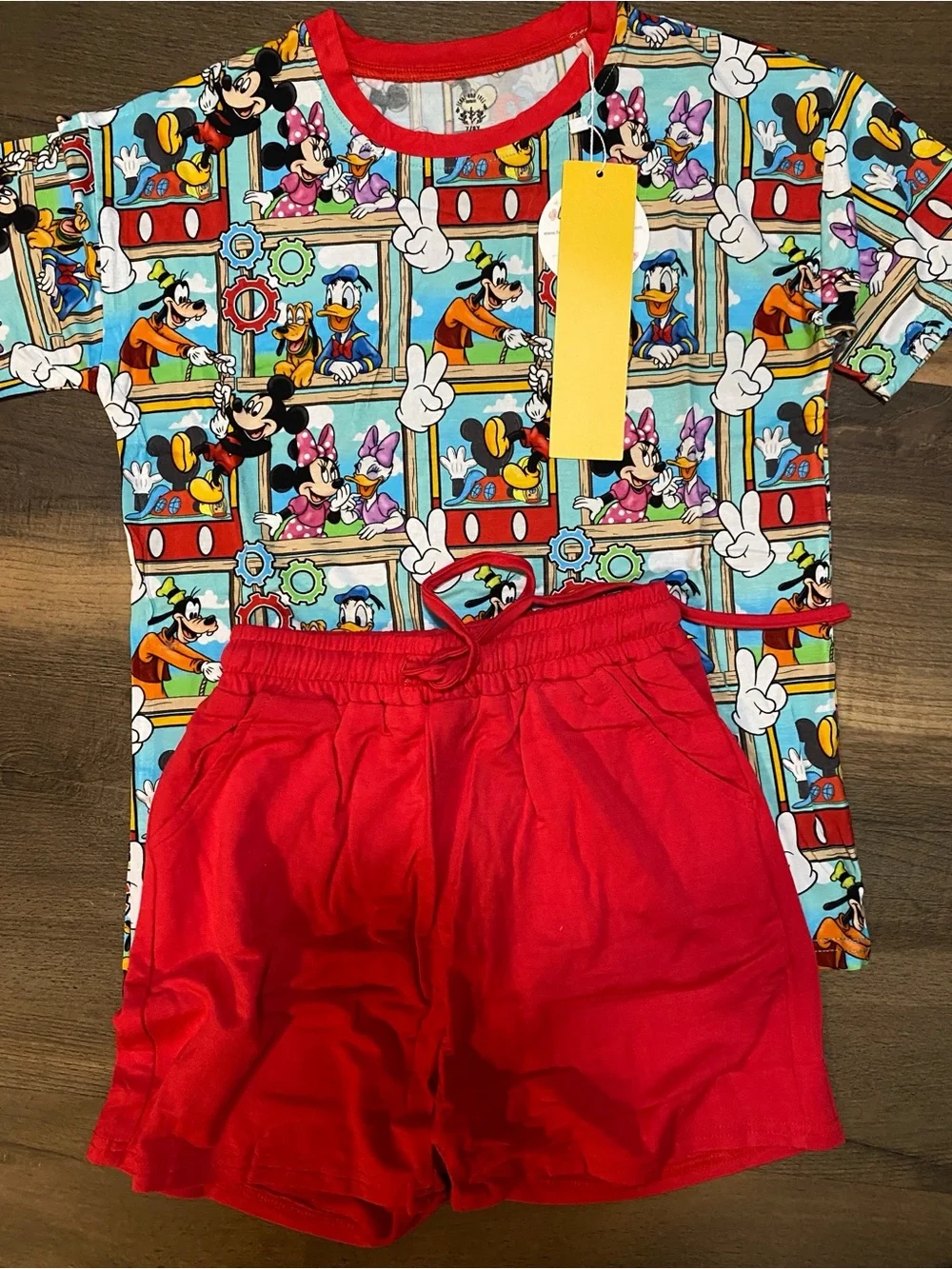 7/8 bamboo daywear French terry short set NWT